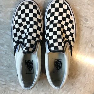 CHECKERED SLIP ON VANS